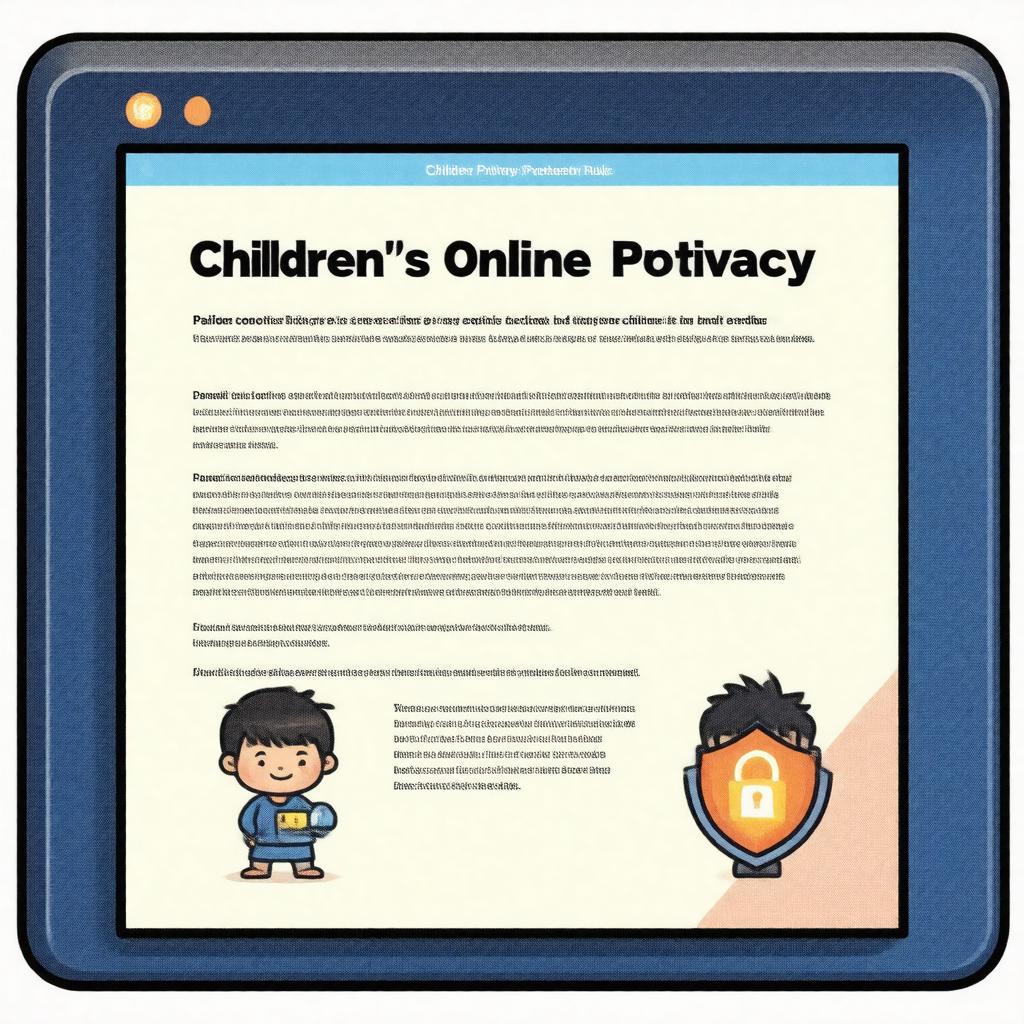 Click to view larger image AI-created image of Children's Online Privacy Protection Rule