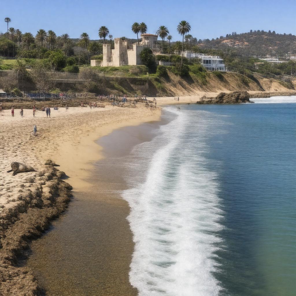 Click to view larger image AI-created image of Children's Pool Beach