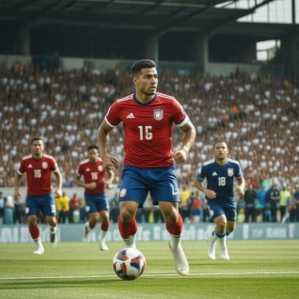 AI-created image of Chile national football team