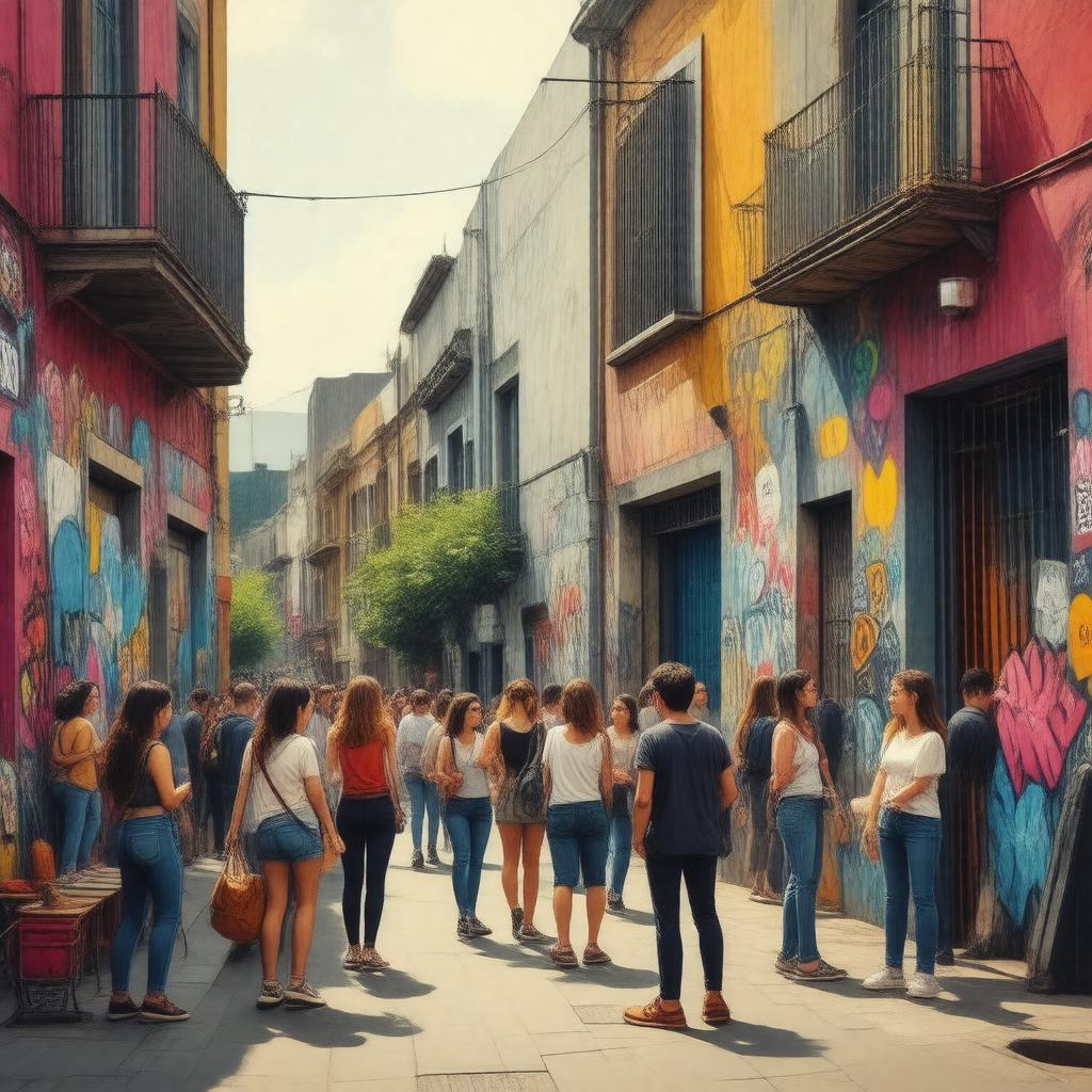 AI-created image of Chilean Spanish