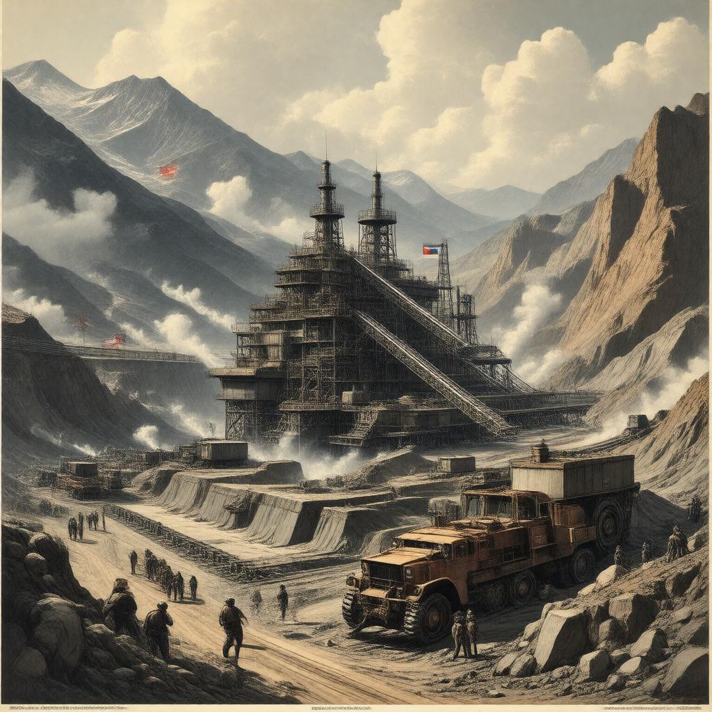 AI-created image of Chilean nationalization of industry