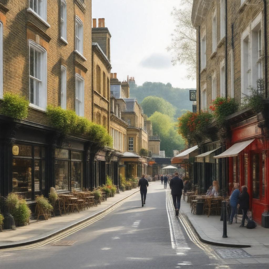Click to view larger image AI-created image of Chiltern Street