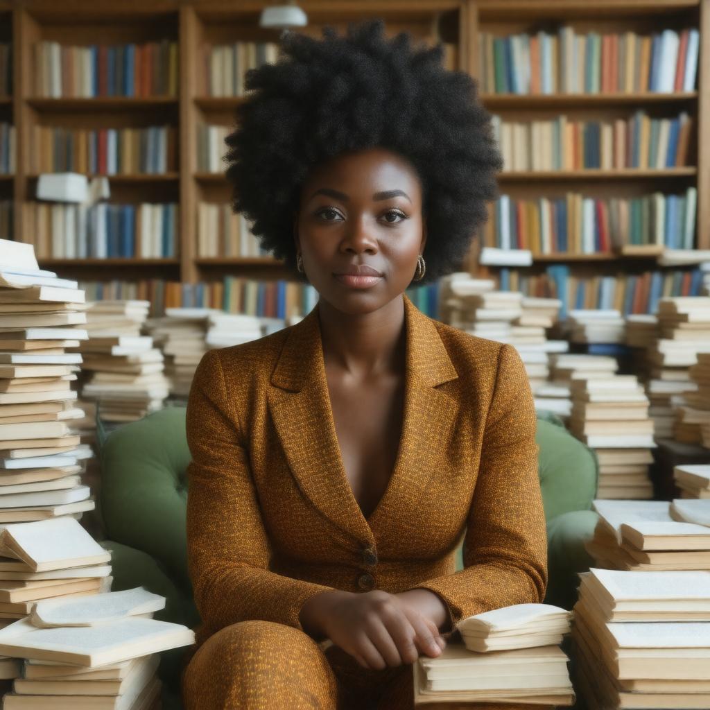 AI-created image of Chimamanda Ngozi Adichie