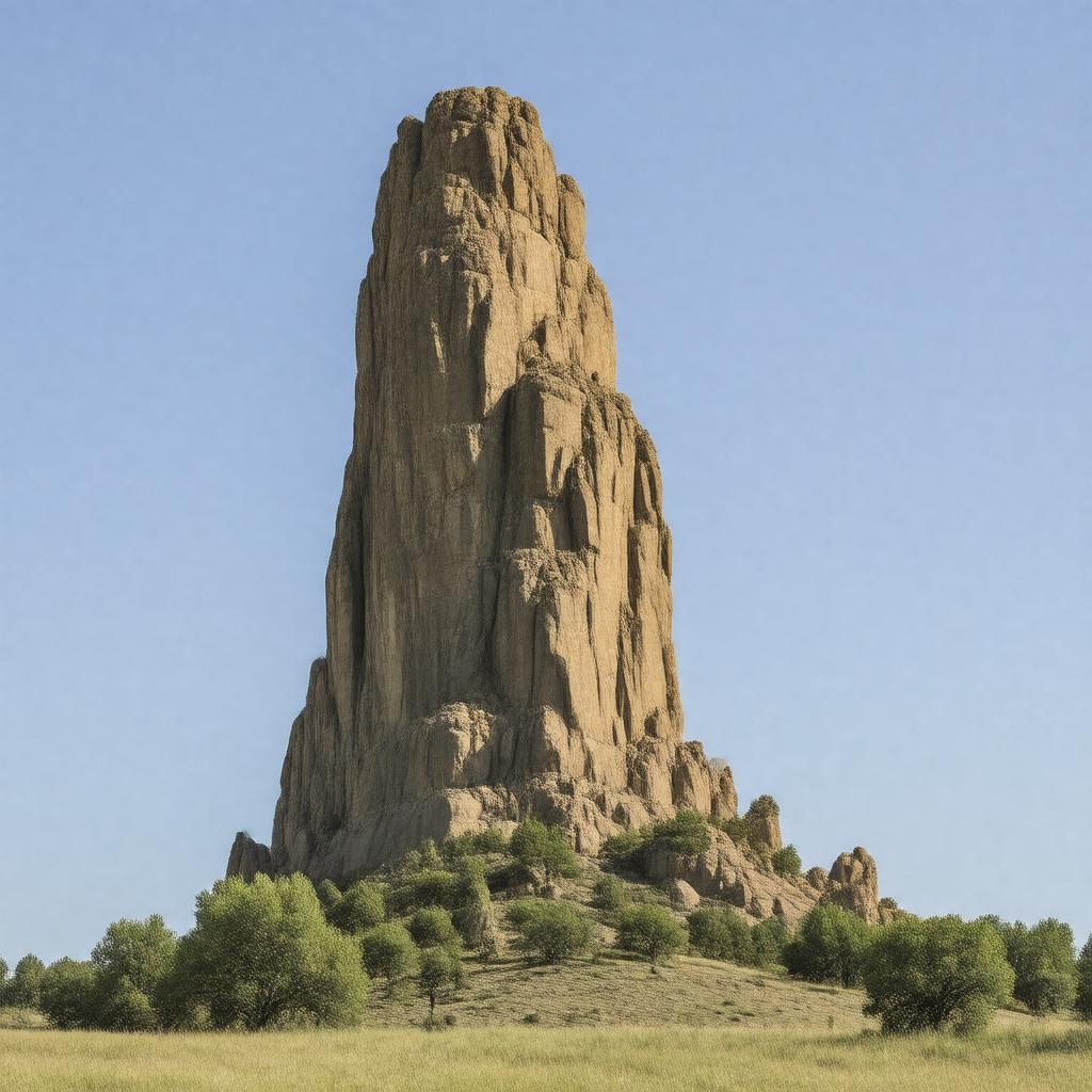 Click to view larger image AI-created image of Chimney Rock