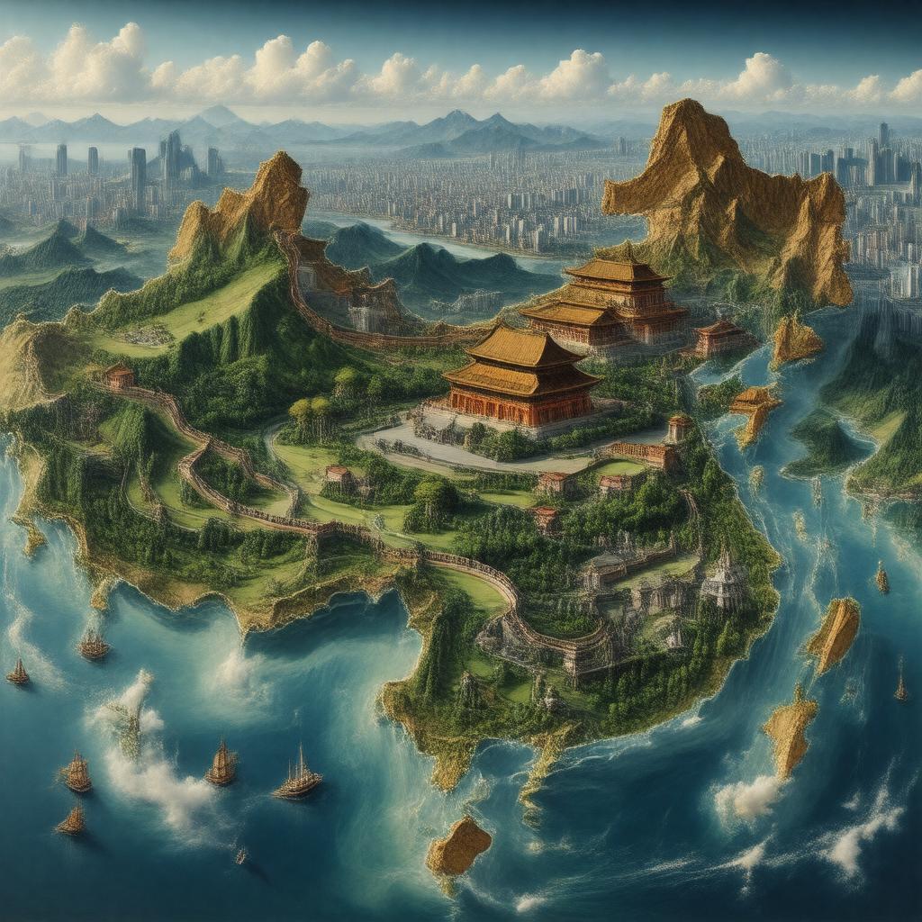 AI-created image of China