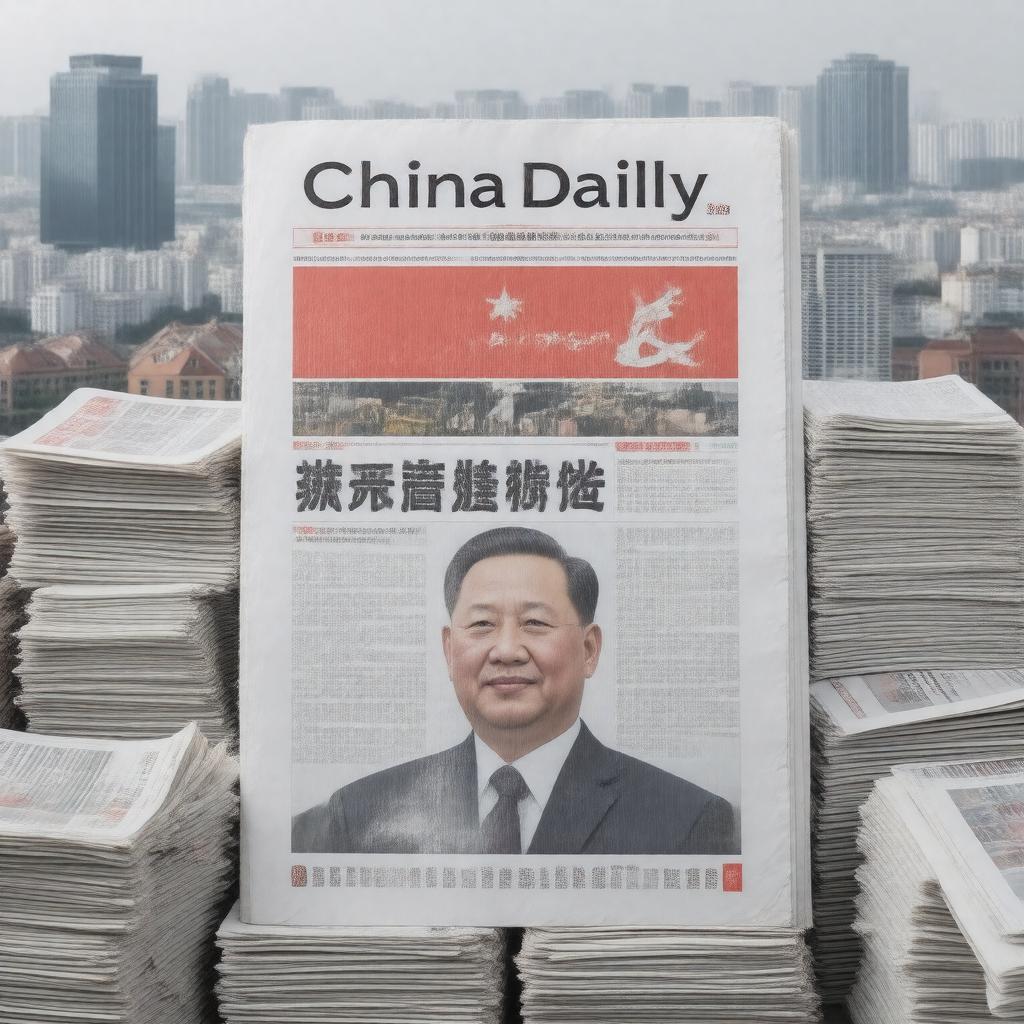 Click to view larger image AI-created image of China Daily