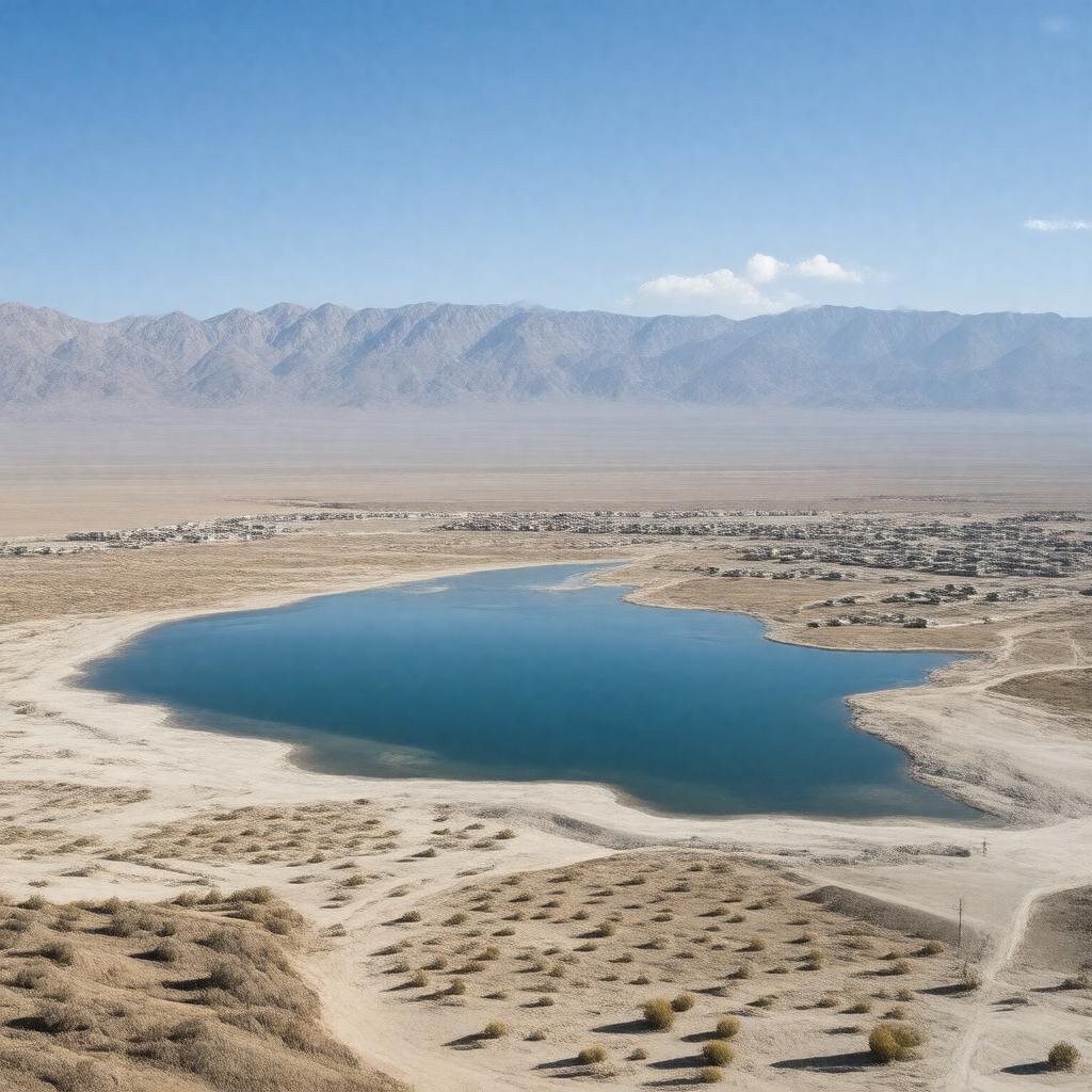 AI-created image of China Lake