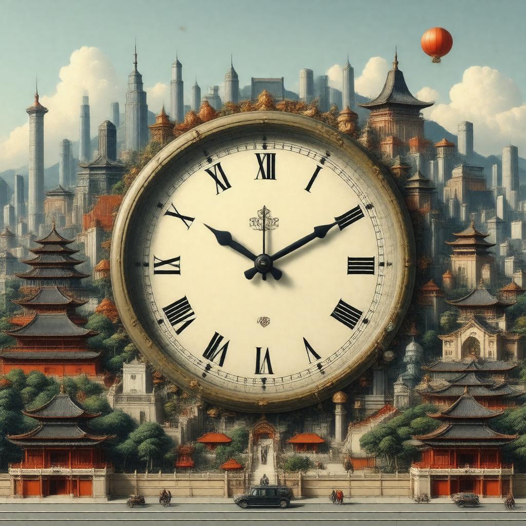 Click to view larger image AI-created image of China Standard Time (UTC+8)