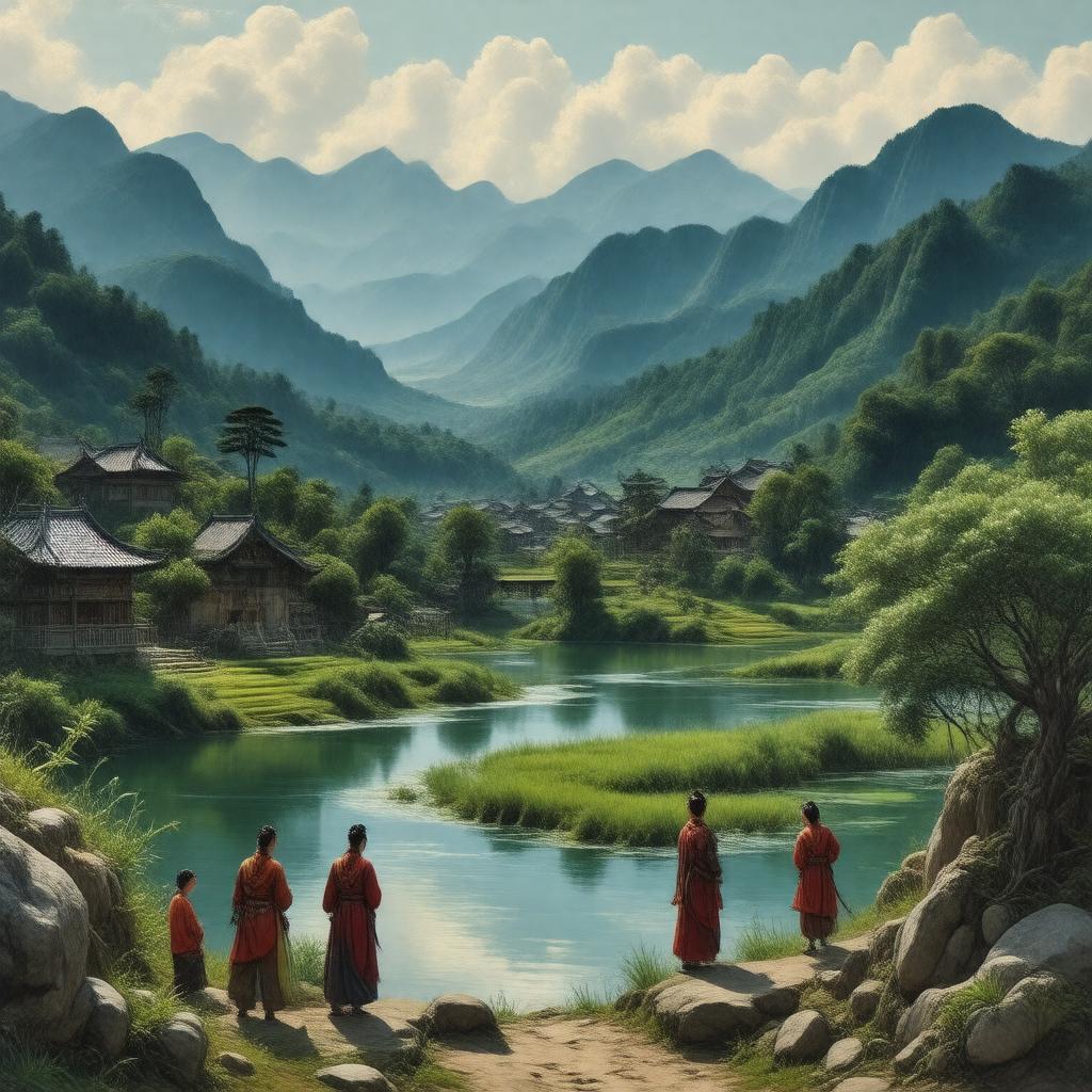 AI-created image of China (Yunnan)