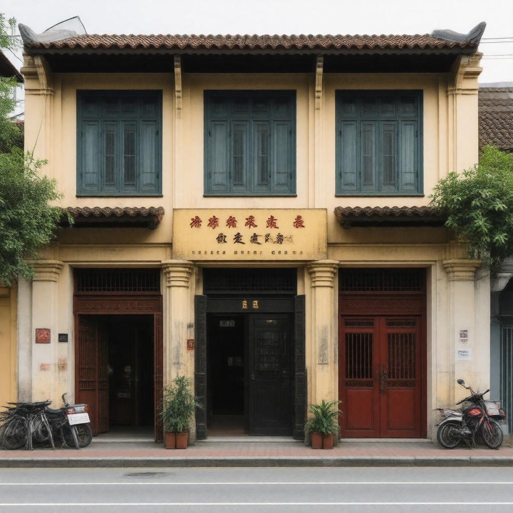 AI-created image of Chinatown Heritage Centre