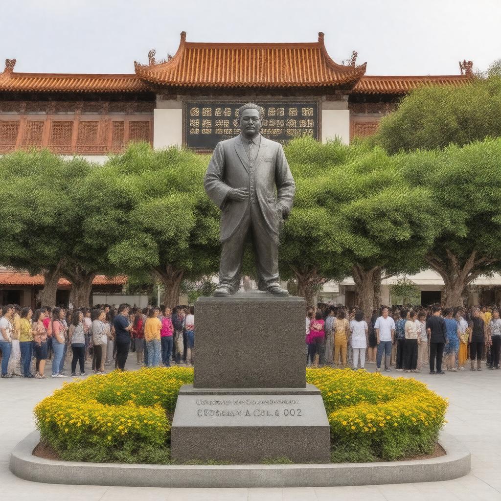 AI-created image of Chinatown Memorial Plaza