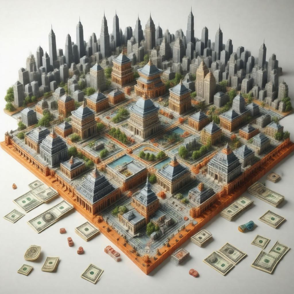 AI-created image of Chinatown (board game)