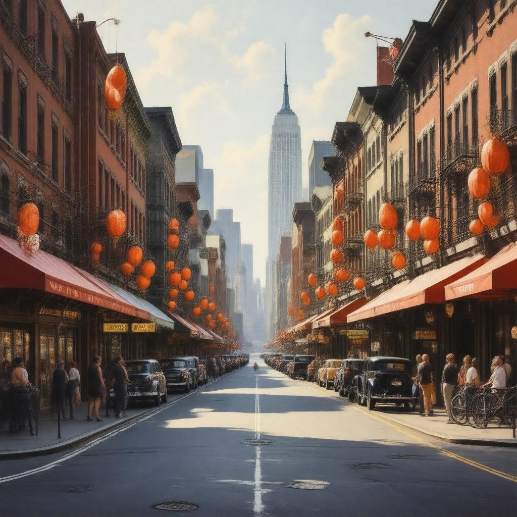 Click to view larger image AI-created image of Chinatown (painting)