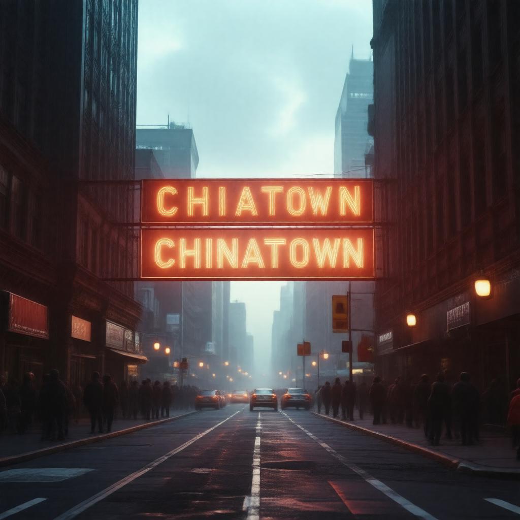 AI-created image of Chinatown (song)