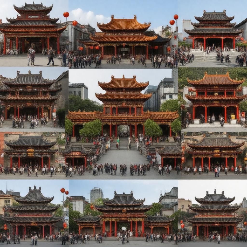 AI-created image of Chinatowns worldwide