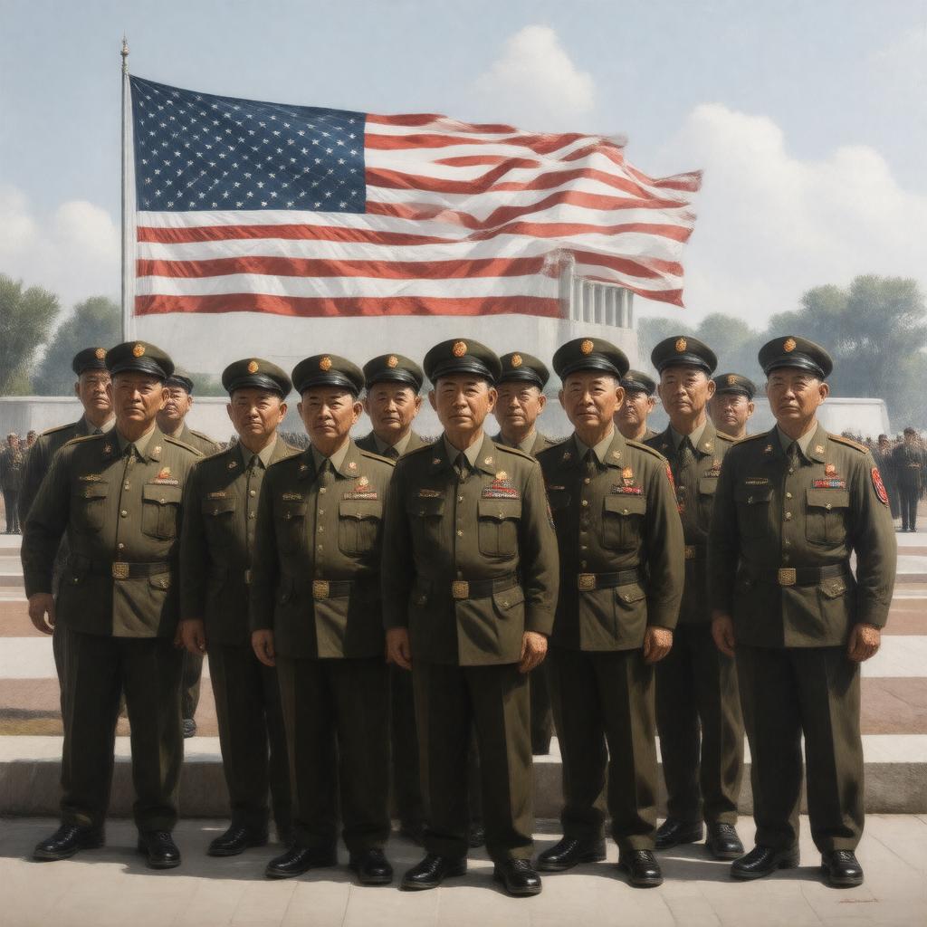 AI-created image of Chinese American World War II Veterans