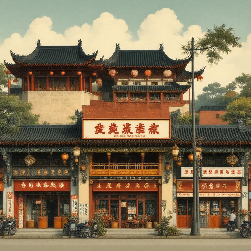 AI-created image of Chinese Americans in the American South