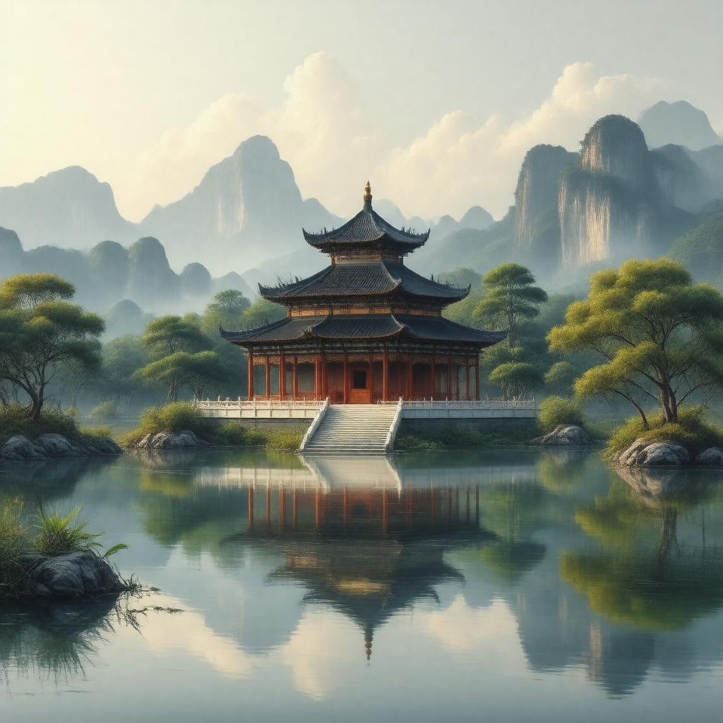 AI-created image of Chinese Buddhism