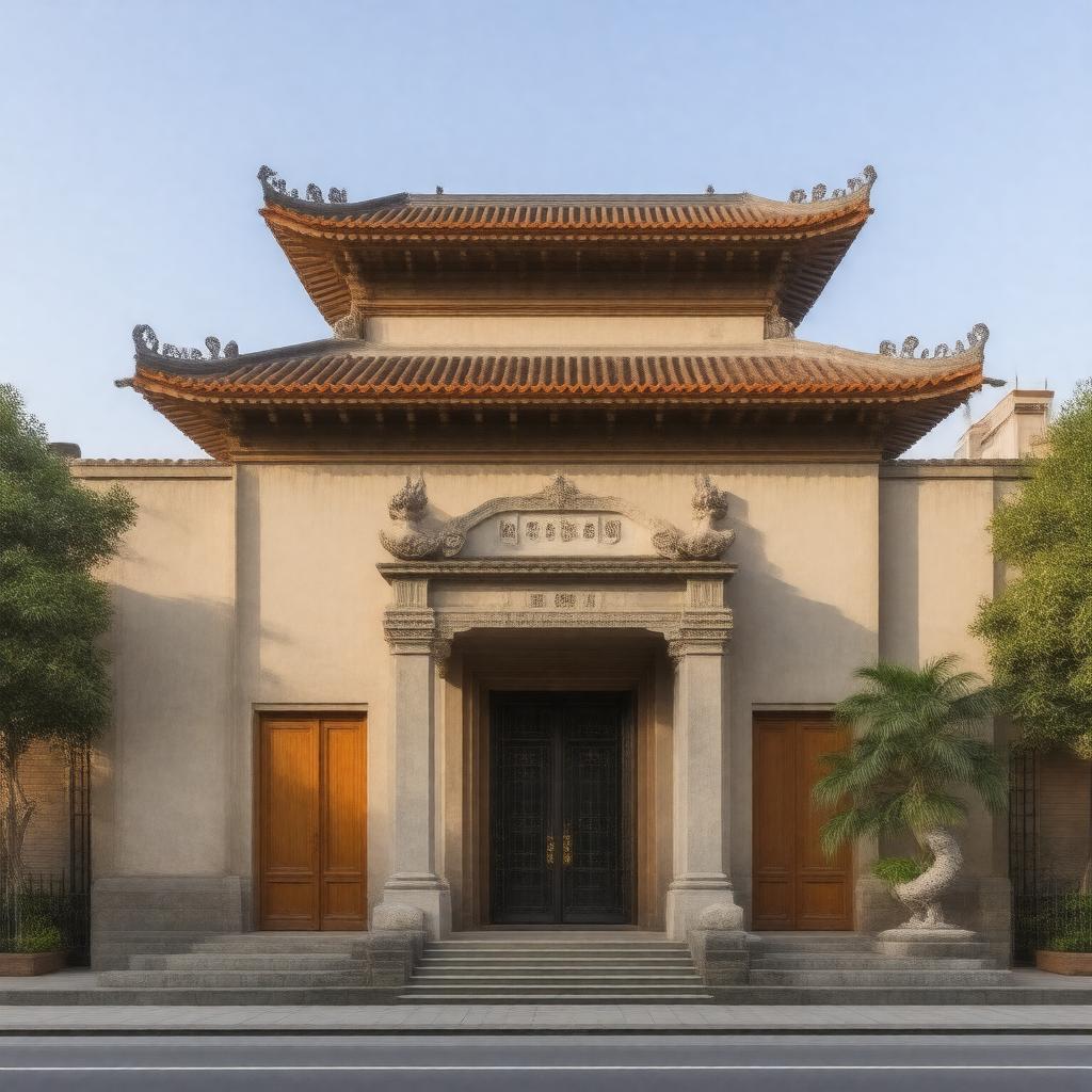 AI-created image of Chinese Museum