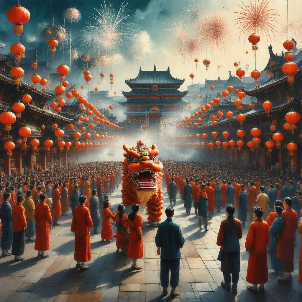AI-created image of Chinese New Year Festival