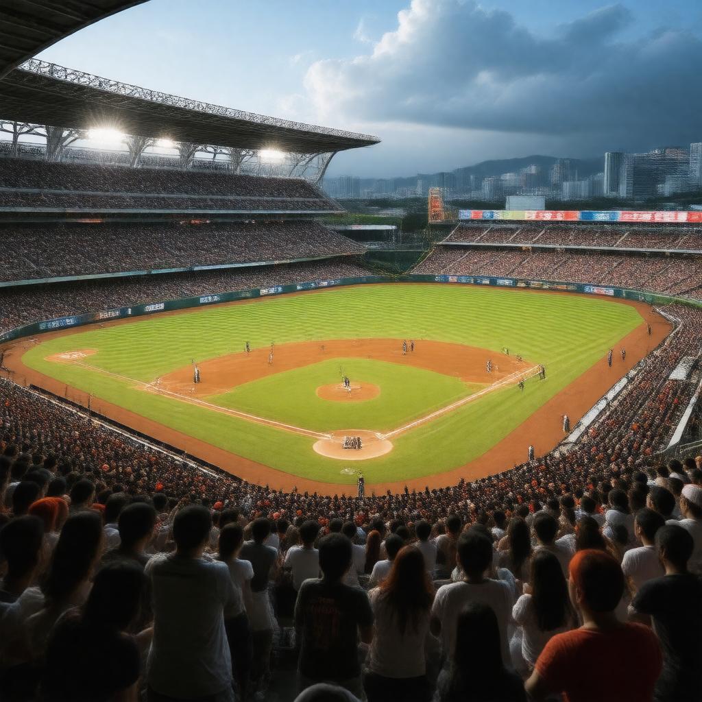 Click to view larger image AI-created image of Chinese Professional Baseball League