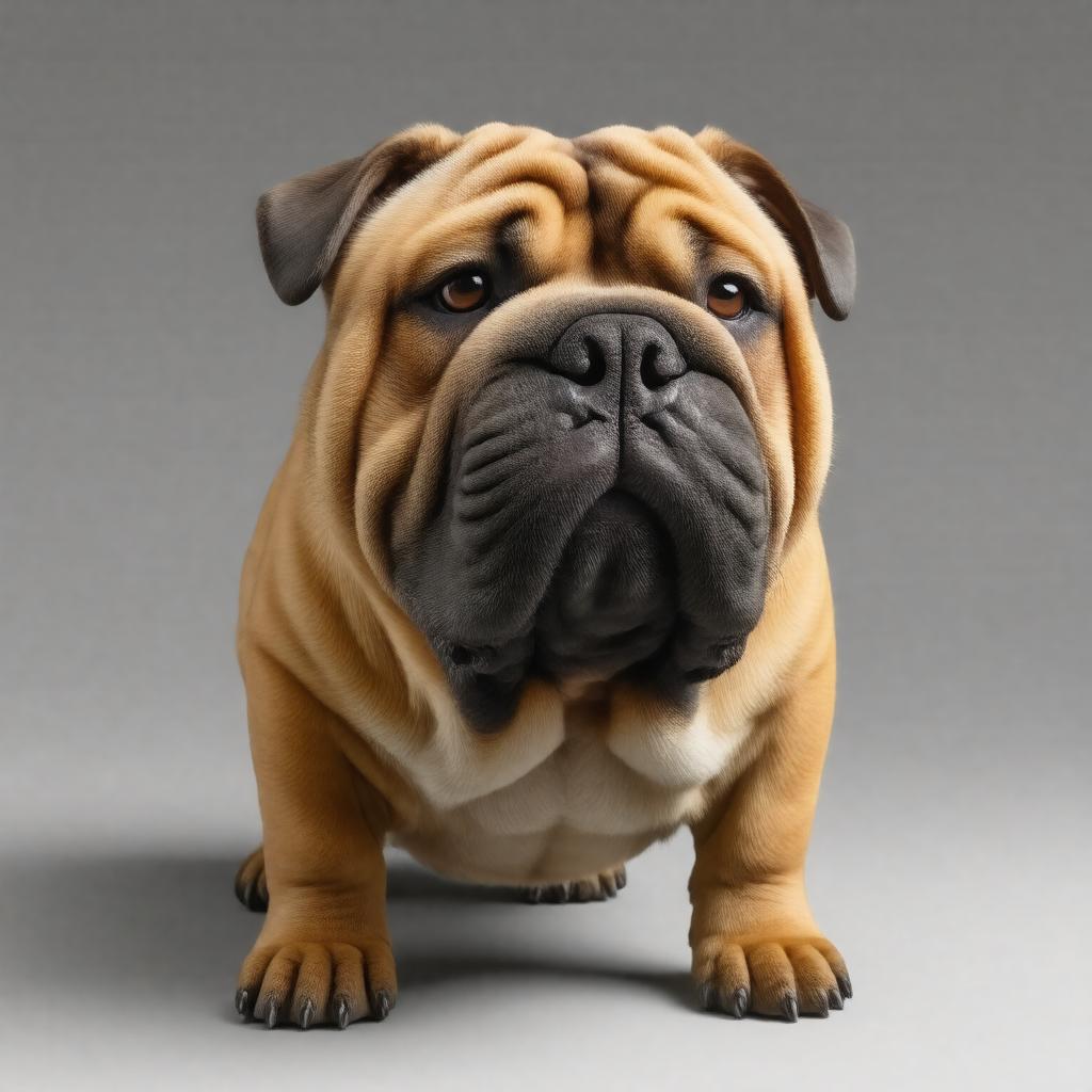 AI-created image of Chinese Shar-Pei