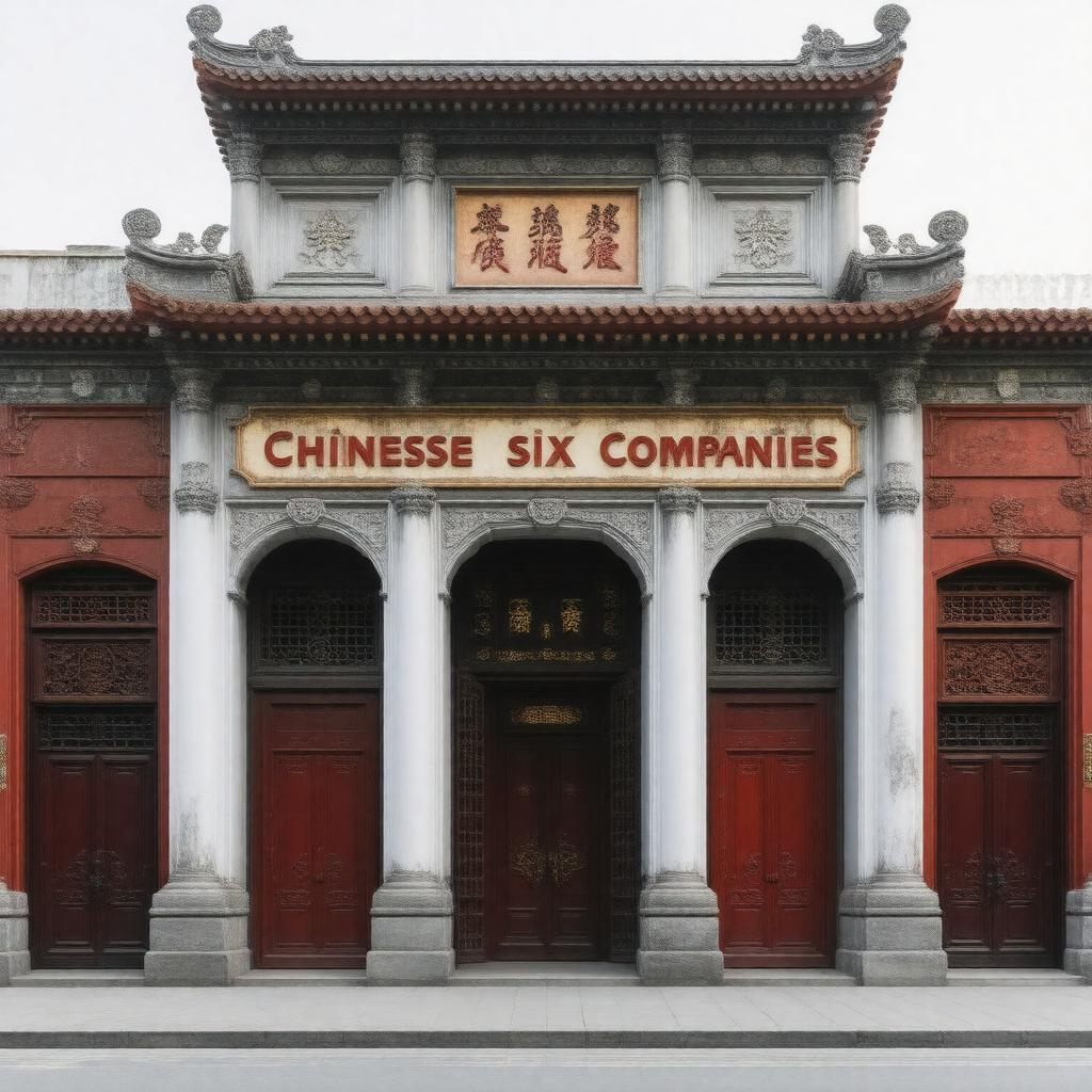 AI-created image of Chinese Six Companies