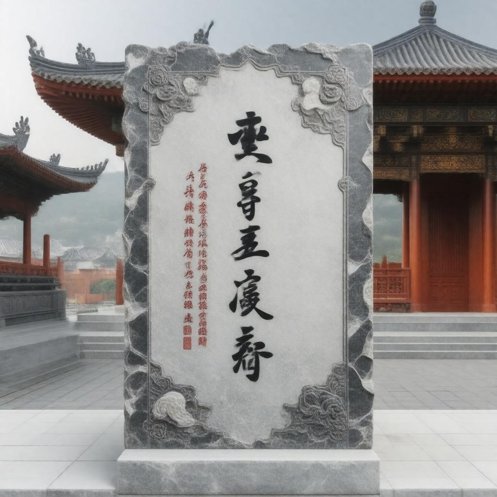 Click to view larger image AI-created image of Chinese calligraphy