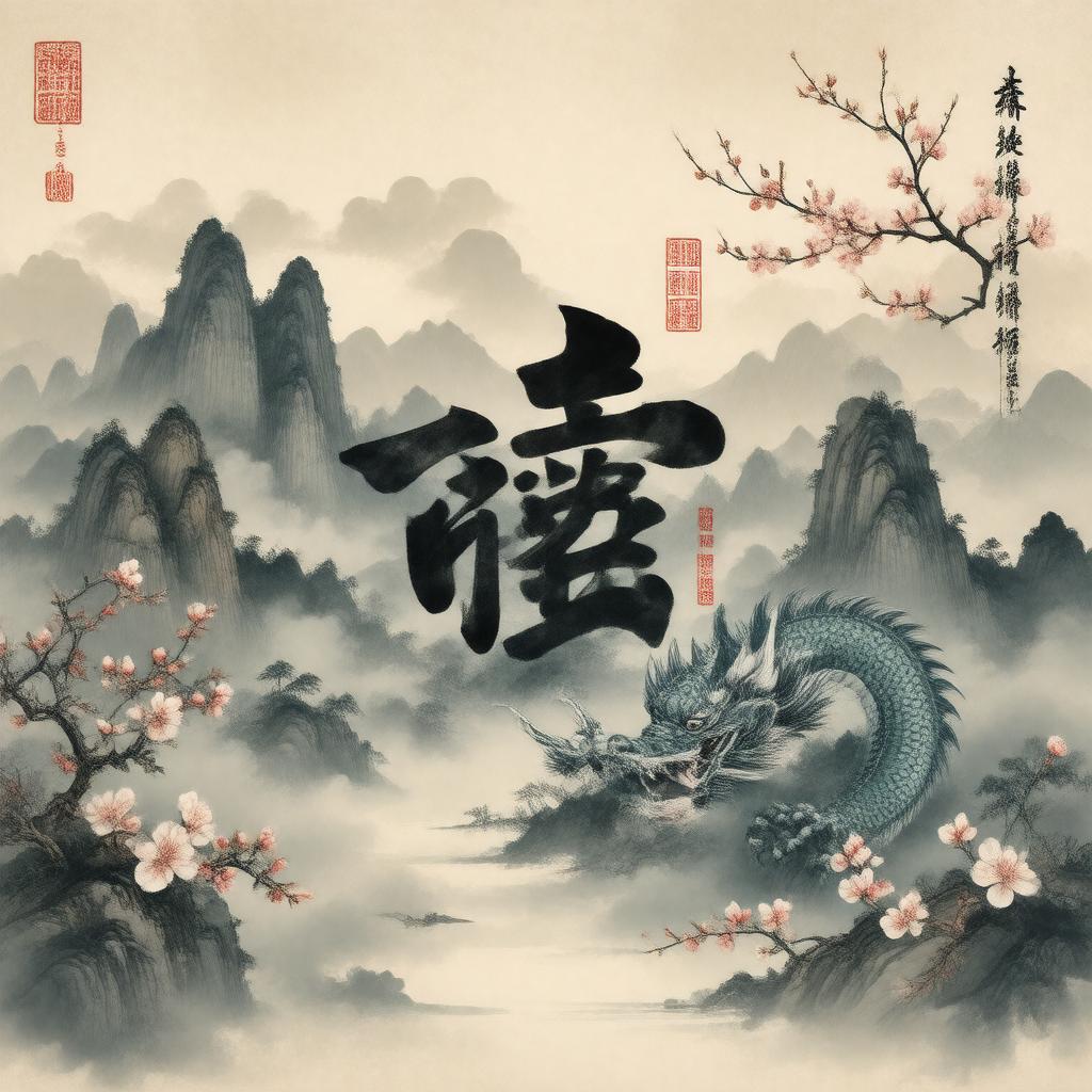 AI-created image of Chinese characters
