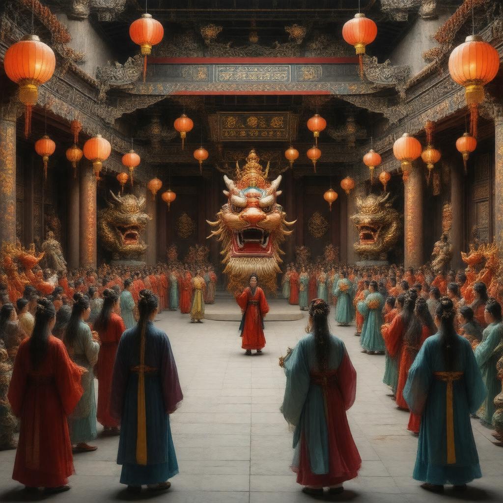 AI-created image of Chinese folk religion
