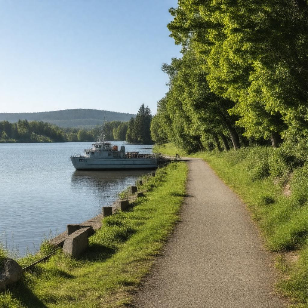 AI-created image of Chinook Landing Marine Park