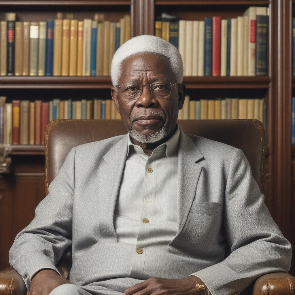AI-created image of Chinua Achebe