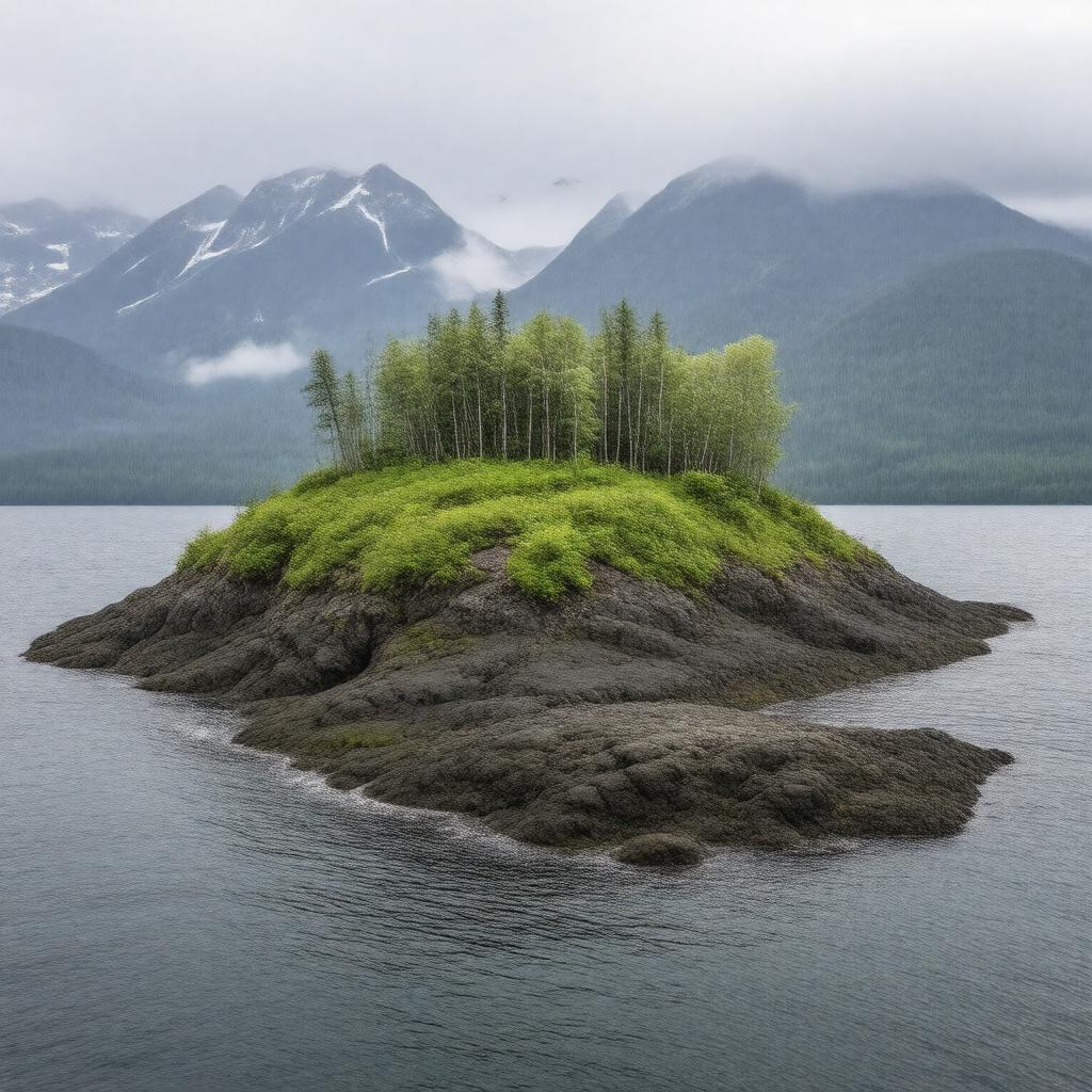 AI-created image of Chisik Island