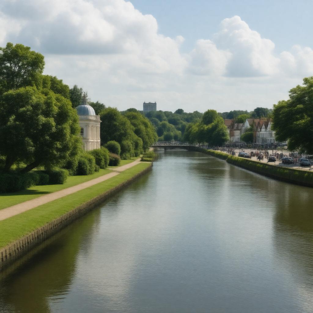 AI-created image of Chiswick, London, England