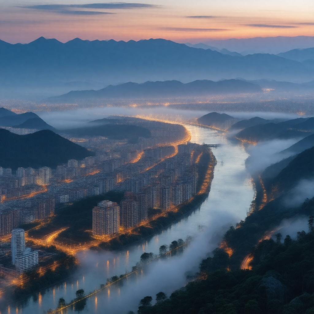 AI-created image of Chongqing
