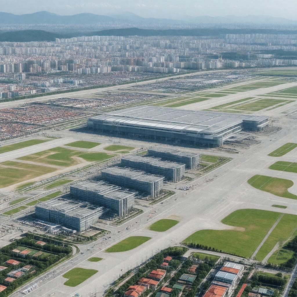 AI-created image of Chongqing Jiangbei International Airport