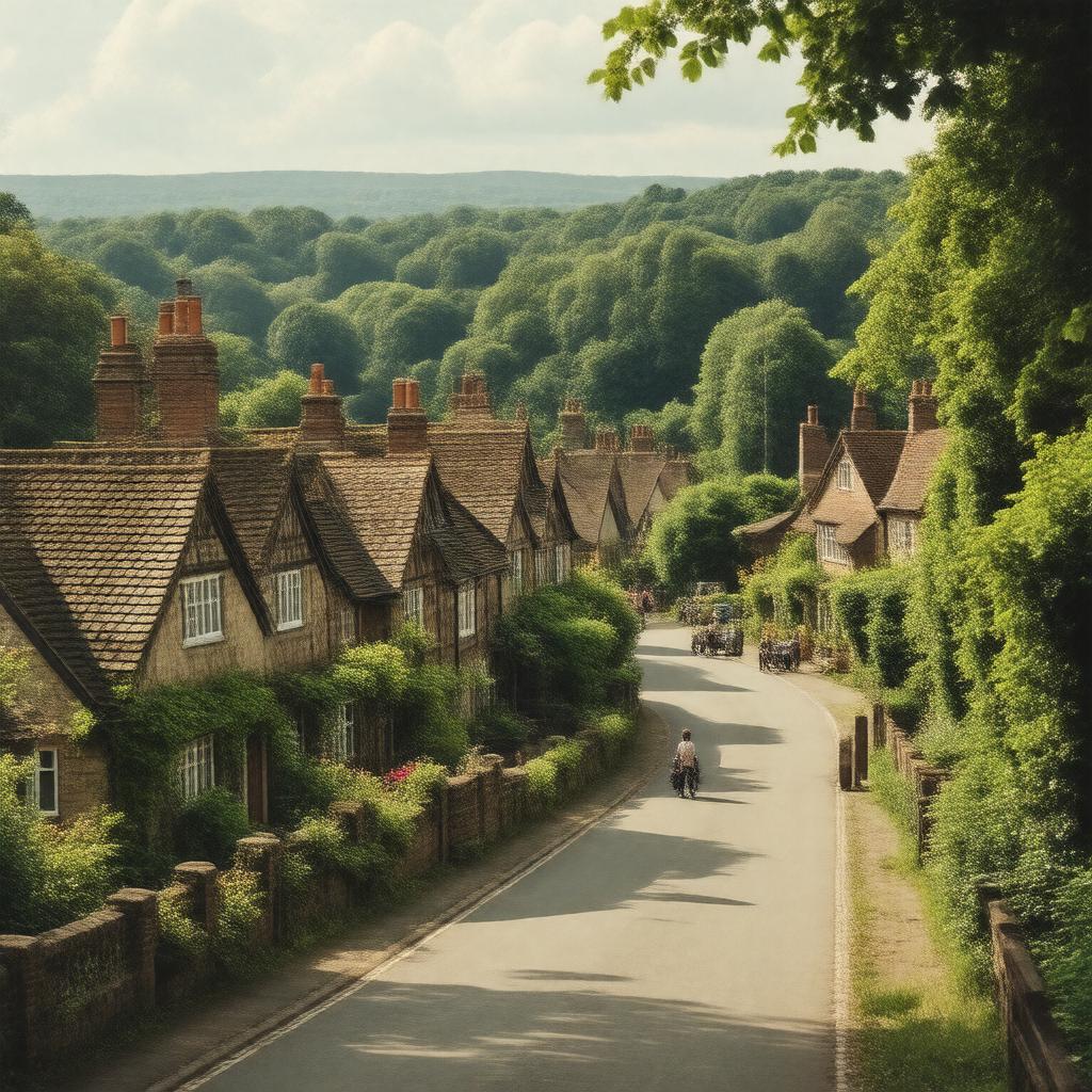 AI-created image of Chorleywood