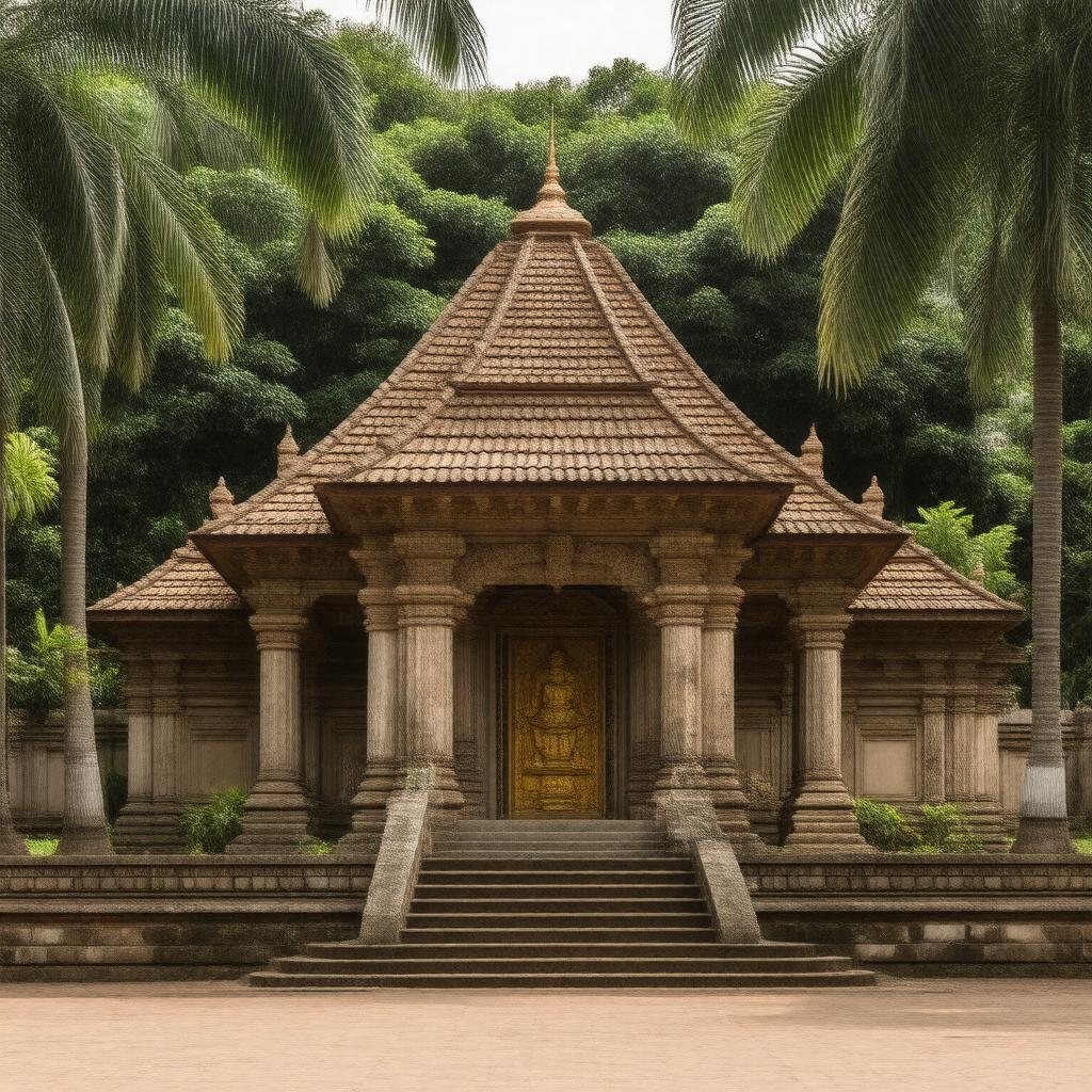 AI-created image of Chottanikkara Temple