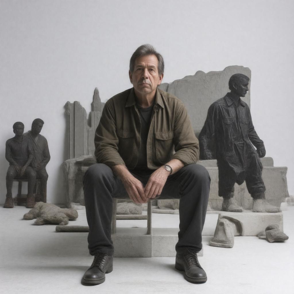 AI-created image of Chris Burden