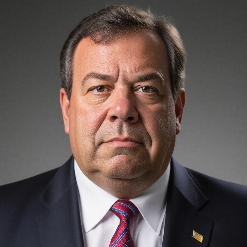 AI-created image of Chris Christie