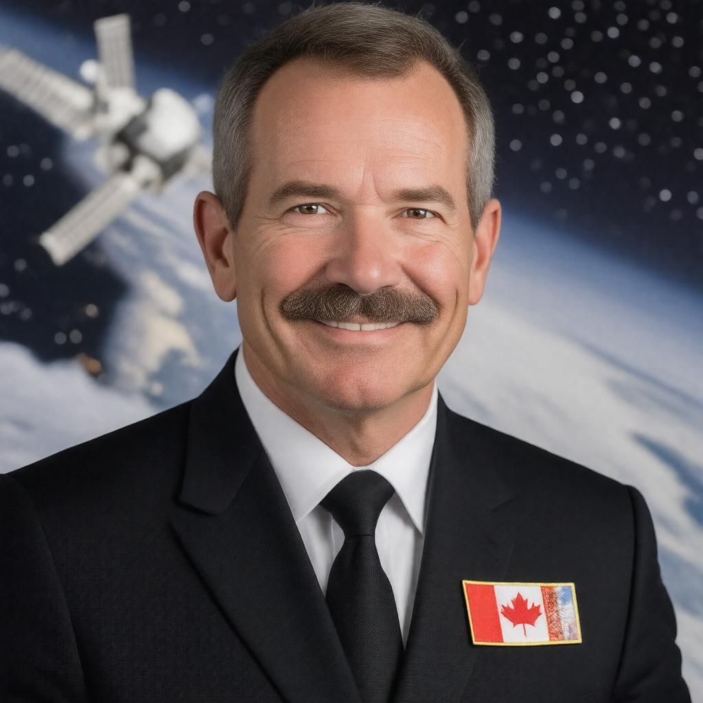 AI-created image of Chris Hadfield