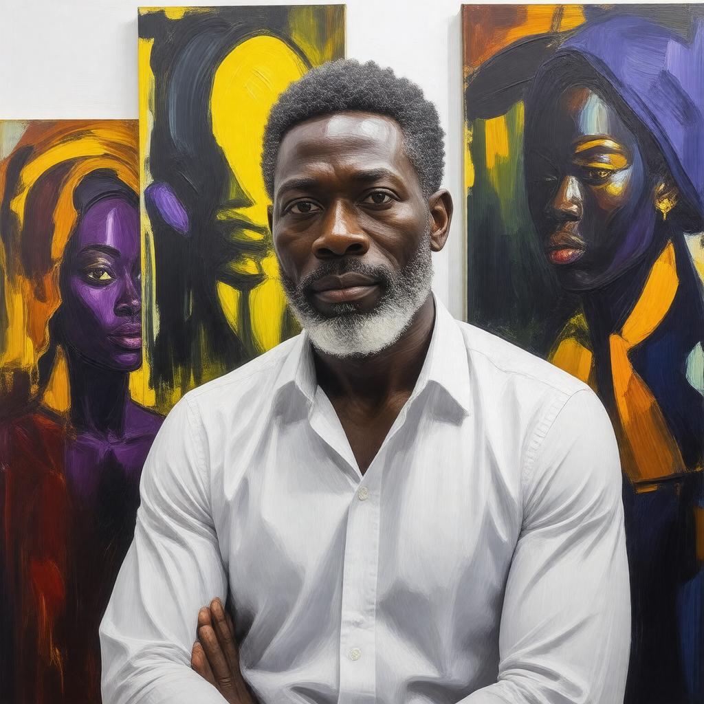 AI-created image of Chris Ofili