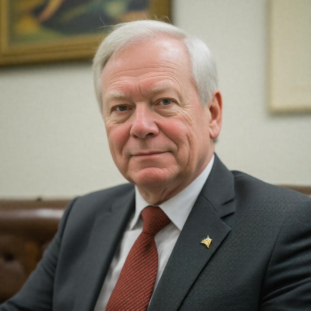 AI-created image of Chris Patten
