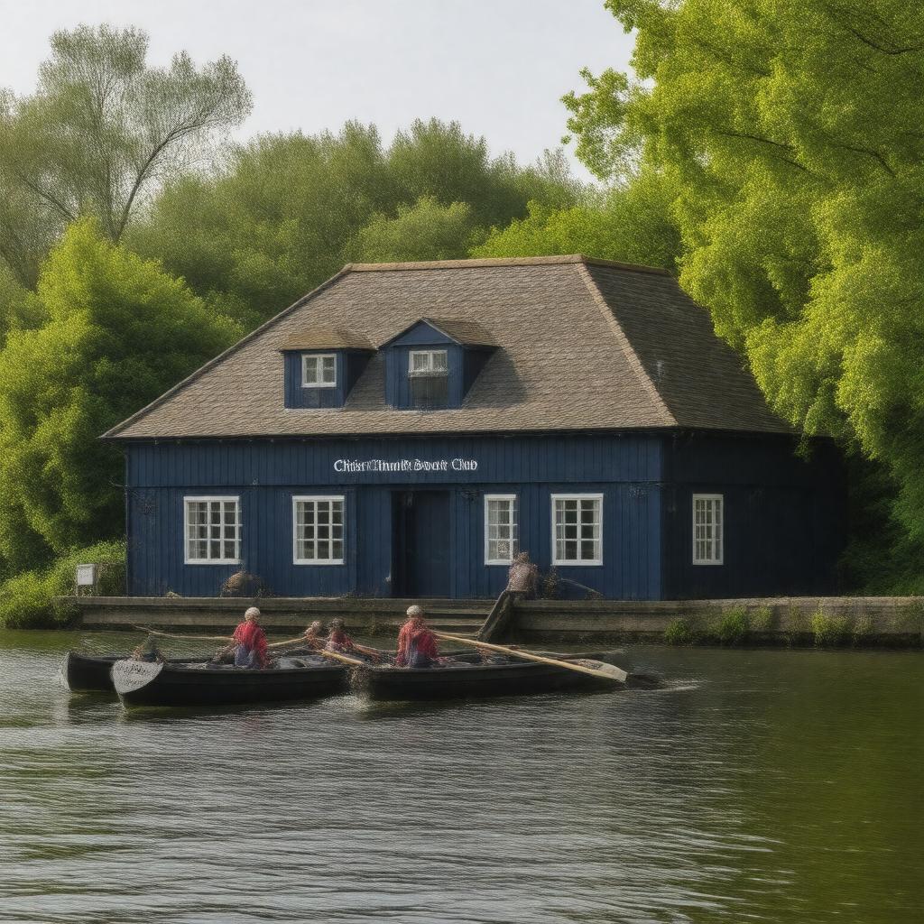 AI-created image of Christ Church Boat Club