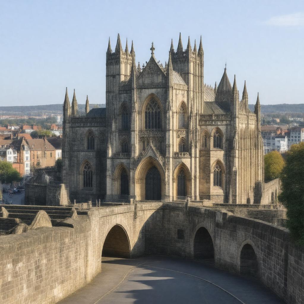 AI-created image of Christ Church Cathedral (Dublin)