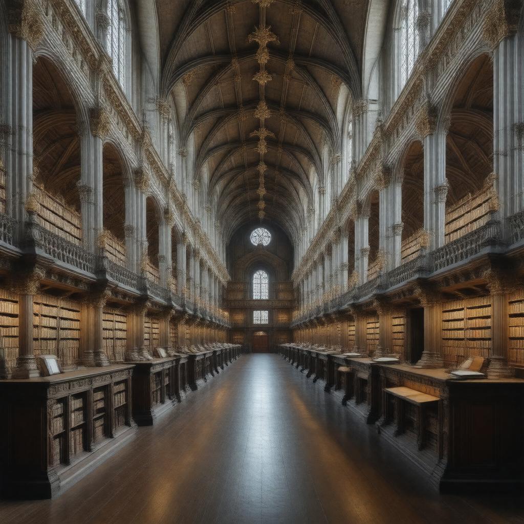 Click to view larger image AI-created image of Christ Church Library