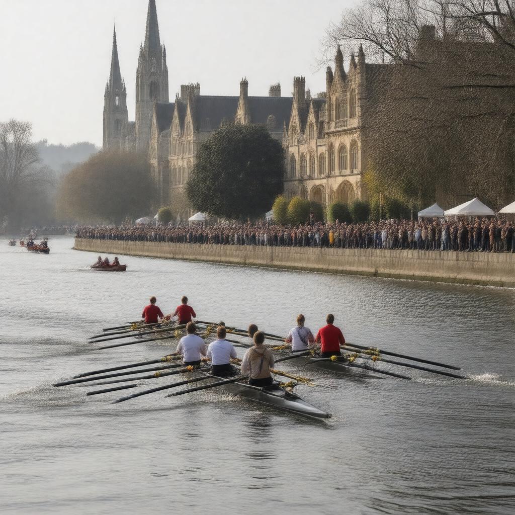 AI-created image of Christ Church Regatta