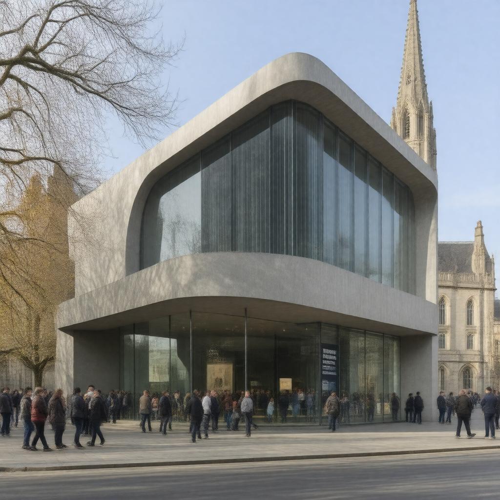 AI-created image of Christ Church Visitor Centre