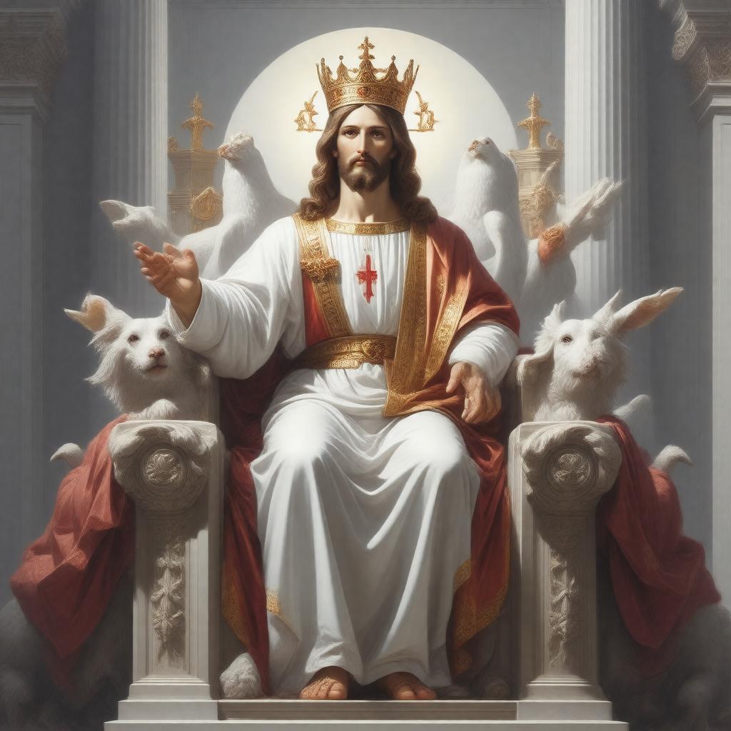 AI-created image of Christ the King