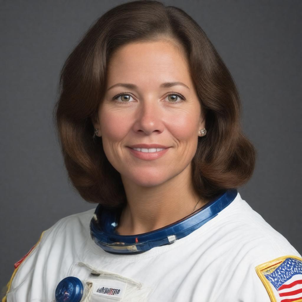 AI-created image of Christa McAuliffe